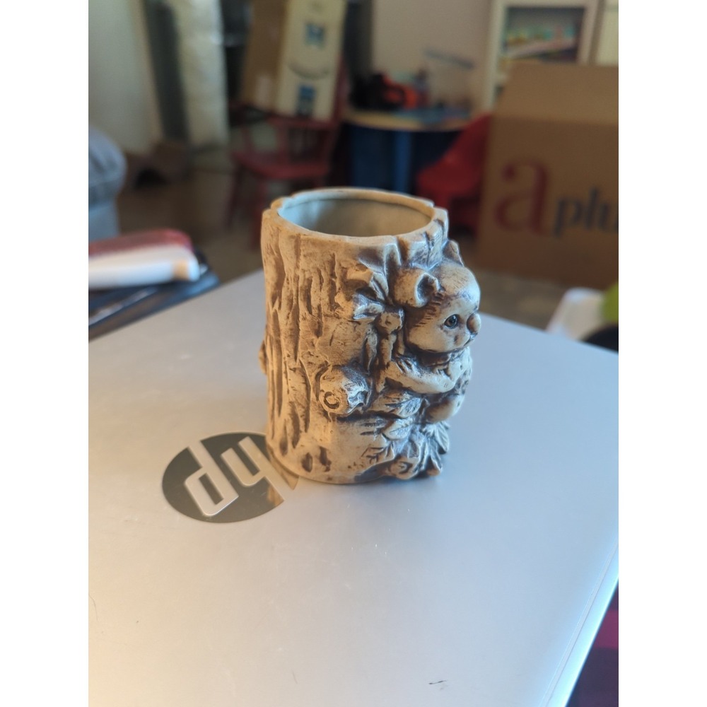 Vintage Otigari Koala & Baby Ceramic Pen Pencil Holder Vase Japan OMC - Picture 4 of 6